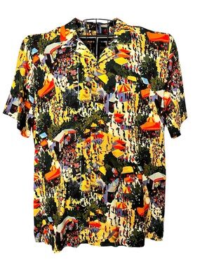 Bayou Wear New Orleans Jazz Fest 2025 In Tents Affair Hawaiian Shirt NWT XL
